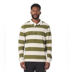 Glyder Men’s Scrum Rugby Polo M Moss/Oatmilk